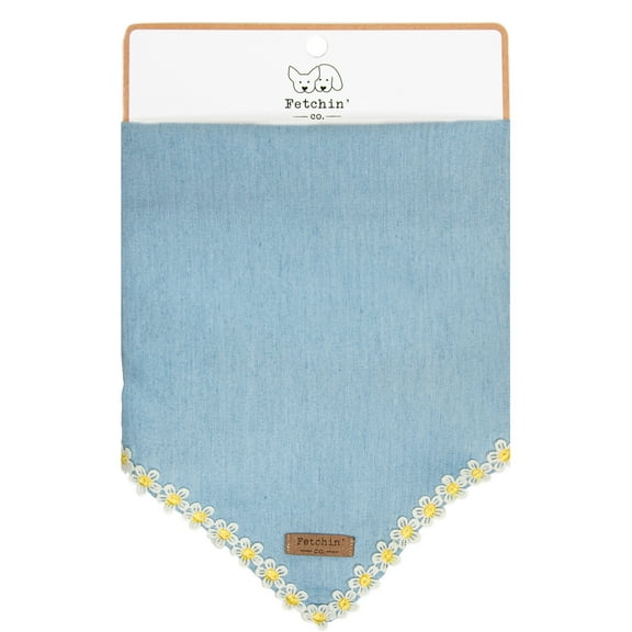Chambray Daisy Chain Bandana