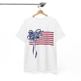 thumbnail image 1 of Chamelean Coquette 4th of July Short Sleeve Tee Unisex Casual T-shirt, Sizes S-3XL, 1 of 4