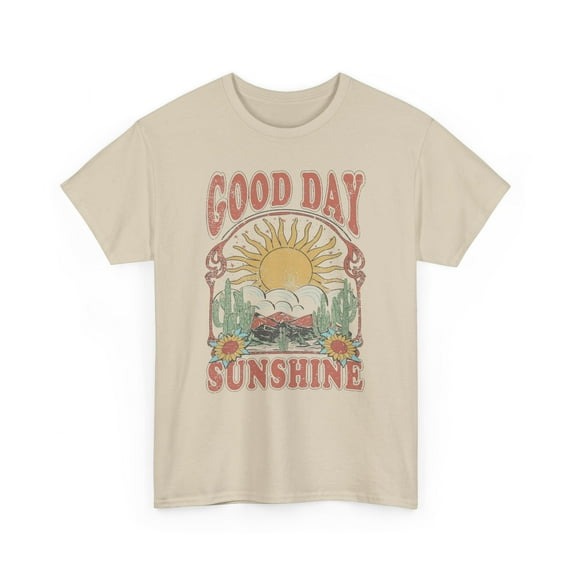 Chamelean Good Day Sunshine Short Sleeve Tee Unisex Casual T-shirt, Sizes S-3XL
