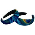 Chameleon 2 Pcs Soft Wide Headbands Printed Accessories for Women and