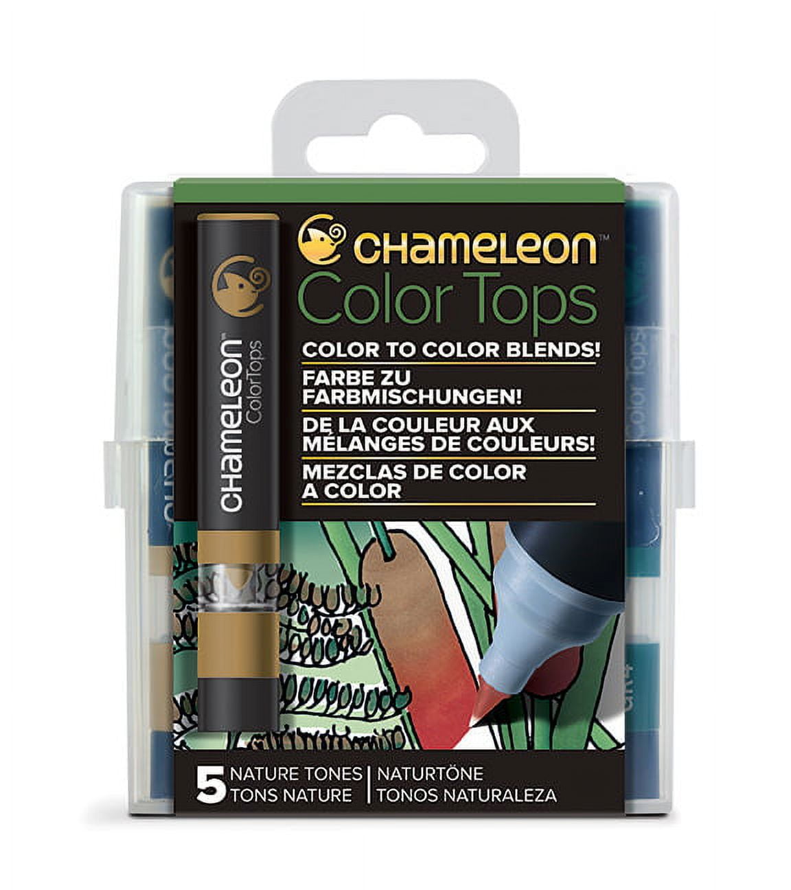 Chameleon 5 Color Tops Pastel Tones Set - Walmart.com