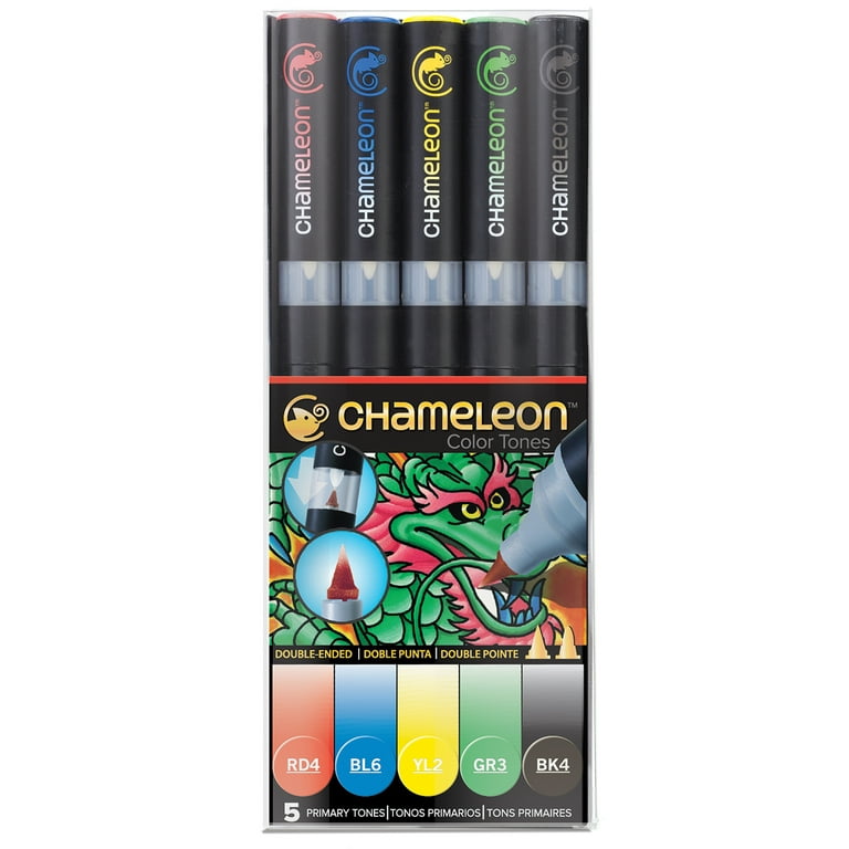 Christian ader boerderij Chameleon 5-Pen Primary Tones Set - Walmart.com