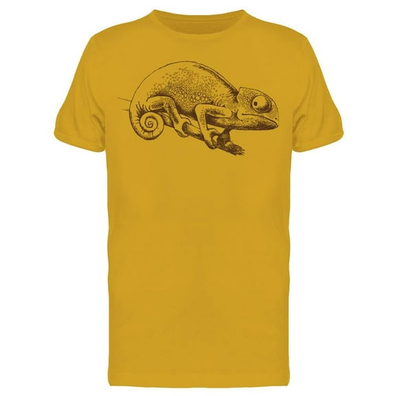 Chameleon Branch Art T-Shirt Men -Image by Shutterstock, Male x-Large