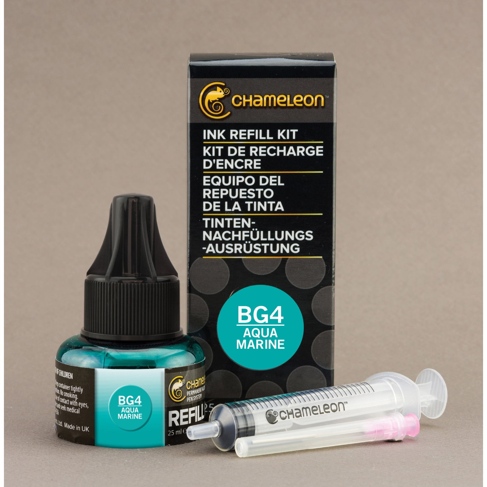 Chameleon Color Tones Ink Refill Kit, Aqua Marine BG4 25ml