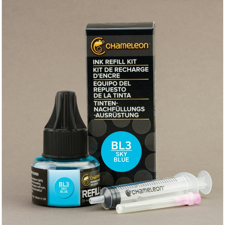 Chameleon Color Tones Ink Refill Kit, Sky Blue BL3 25ml