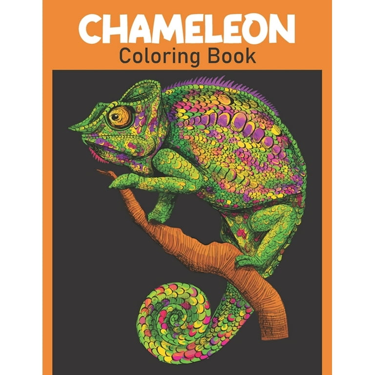 Veiled Chameleon Coloring Page