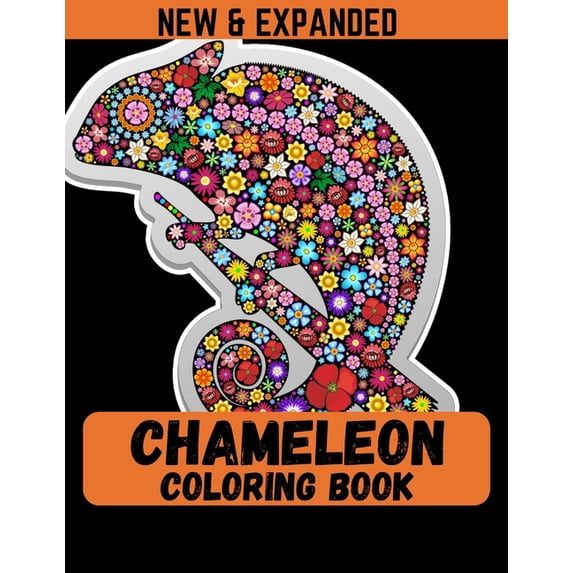 Chameleon Coloring Book (New & Expanded) : A Unique Collection Of Coloring Pages for kids, boys and girls (Paperback)