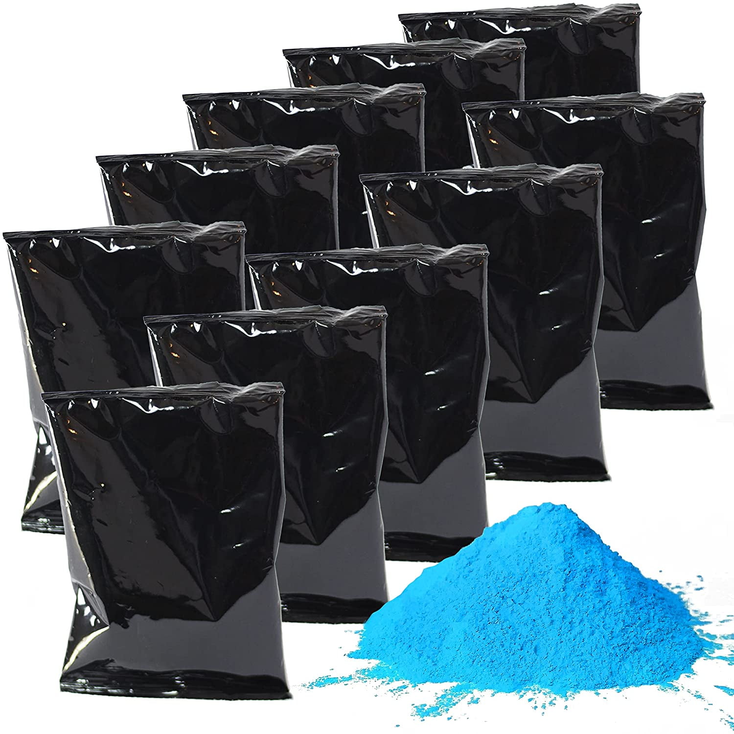 Chameleon Colors Blue Gender Reveal Powder - Easy-open Bags Of