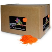 Chameleon Colors Bulk Color Powder, Orange Holi Colored Chalk, 25 Pounds