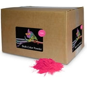 Chameleon Colors Bulk Color Powder, Pink Holi Colored Chalk, 25 Pounds