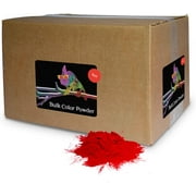 Chameleon Colors Bulk Color Powder, Red Holi Colored Chalk, 25 Pounds