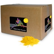 Chameleon Colors Bulk Color Powder, Yellow Holi Colored Chalk, 25 Pounds