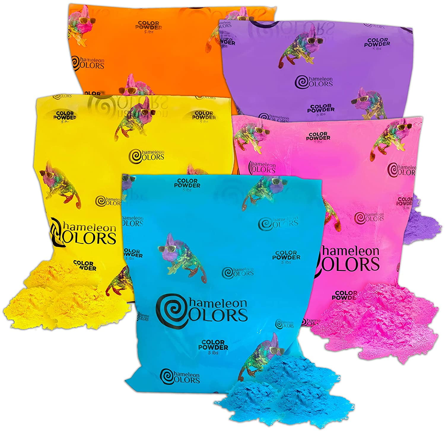 Chameleon Colors Color Powder, Vibrant Blue Holi Color, 10 Pounds (1 Pound  Per Packet), Pack Of 10 : Target