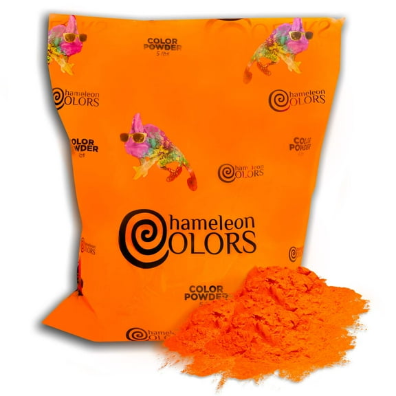 Chameleon Colors Color Powder, Orange Color Powder, 5 Pounds