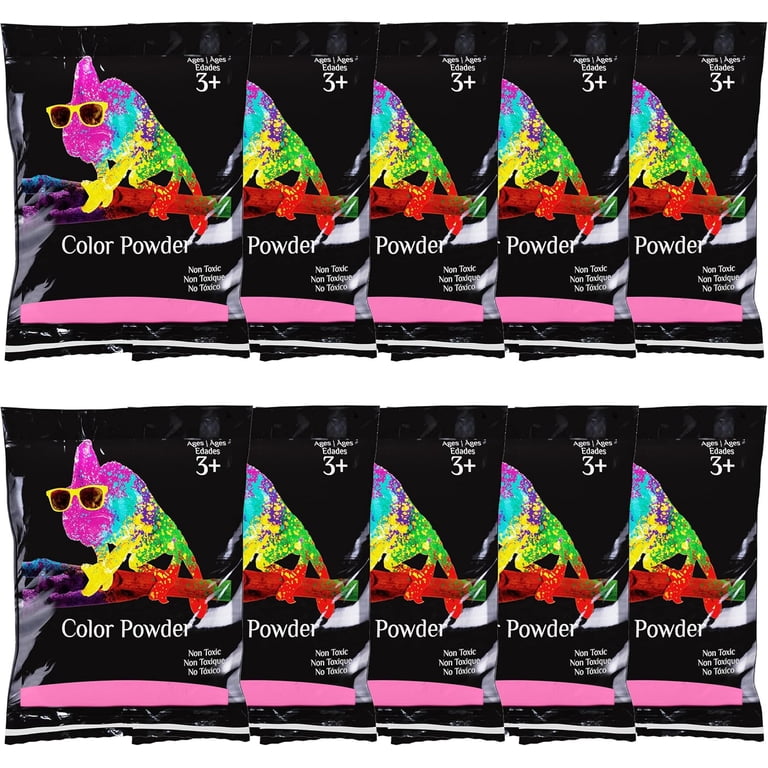Chameleon Colors Pink Gender Reveal Powder - 2 Bags (5 Lb Each) - Non-Toxic & Easy Cleanup