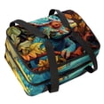 thumbnail image 1 of Chameleon Double Layered Insulated Refrigerated Lunch Bag with Two Compartments, Large Capacity, and Handheld Carry - 7.1x11.4x16.1 Inches, 1 of 6
