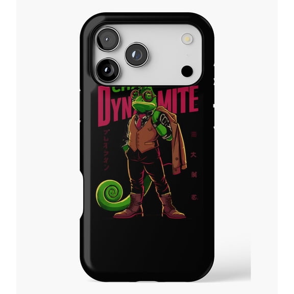 Chameleon Dynamite M1522, Protective Case for iPhone 17 16 15 14 13 12 11 Pro Max – Modern Unisex Style