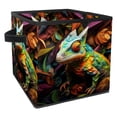 thumbnail image 1 of Chameleon Foldable Storage Bins with Handle, 10.8"x10.5"x10.6", Large Capacity, Storage Baskets, Storage Basket, Storage Cubes, 1 of 6