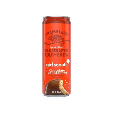 Chameleon Girl Scout Chocolate Peanut Butter Cold-Brew Latte, 8 oz