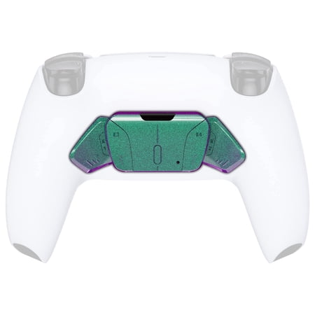 Chameleon Green Purple Kit Replacement Back Buttons Shell for PS5 Controller BDM-010/020/030/040
