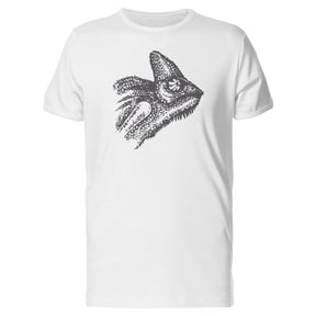 Chameleon Head Sketch T-Shirt Men -Image by Shutterstock, Male Small