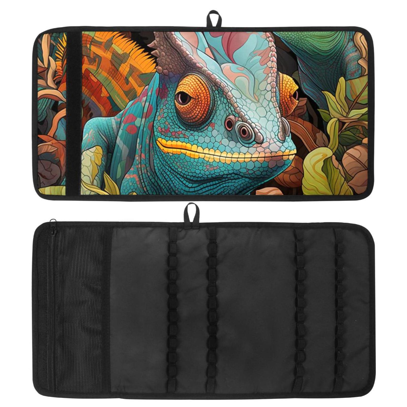 Chameleon Large Capacity Pencil Case Organizer, Polyester Oxford Cloth