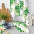 thumbnail image 1 of Chameleon Lizard Plant Green White Microfiber Cleaning Cloths Hand Towels Dishcloth Utensils For Kitchen House Things Wipe Towel, 1 of 6