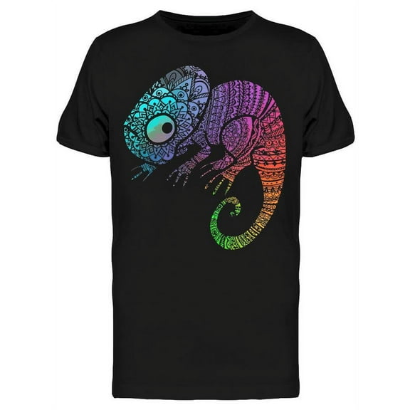Chameleon Ornament T-Shirt Men -Image by Shutterstock, Male XX-Large