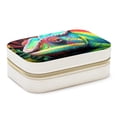 thumbnail image 1 of Chameleon Portable Velvet Earring Organizer with Removable Compartment, Necklace Holder, Jewelry Organizer, and Decorative Gift Box, 1 of 7