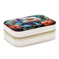 thumbnail image 1 of Chameleon Portable Velvet Jewelry Stand Organizer Box with Removable Compartment - Gift, Jewelry Display, 1 of 7
