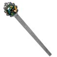 thumbnail image 1 of Chameleon Silver Lace-Edged Bookmark - Reading Accessory for Book Lovers, 1 of 5