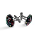 thumbnail image 1 of Chameleon Stylish Silver Stainless Steel Shirt Cufflinks for Formal Attire - Classy Men's Accessories for Work or Special Occasions, 1 of 6