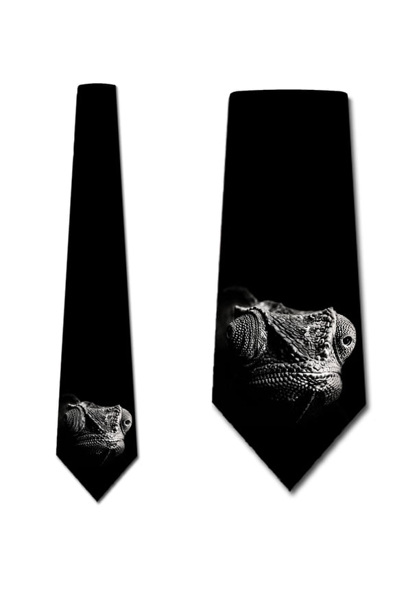 Chameleon Ties Mens Animal Necktie by Three Rooker