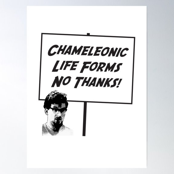 Chameleonic Life Forms Poster Wall Art, Modern Wall Decor For Living Room Bedroom, 8x12 UNFRAMED