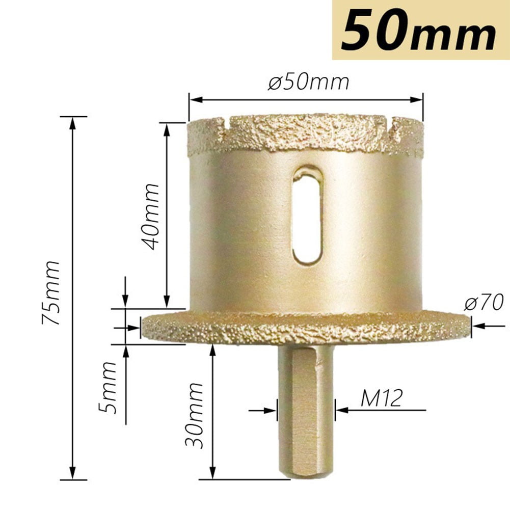 Chamfer Diamond Hole Saw Drill Core Drill Bit for Marble Tiles Sewer