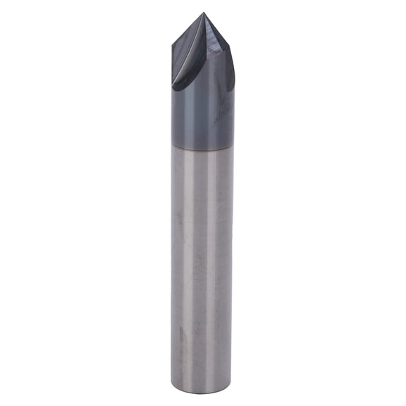 Chamfer End Mill 3 Flute 90 Tungsten Steel Milling Cutter Bit CNC Polishing Carving ToolD10 x 90 x 75L