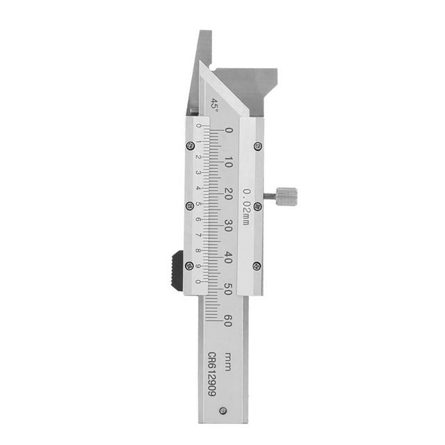 Chamfer Gage Ruler Stainless Steel Caliper 0-50mm for Accurate Chamfer ...