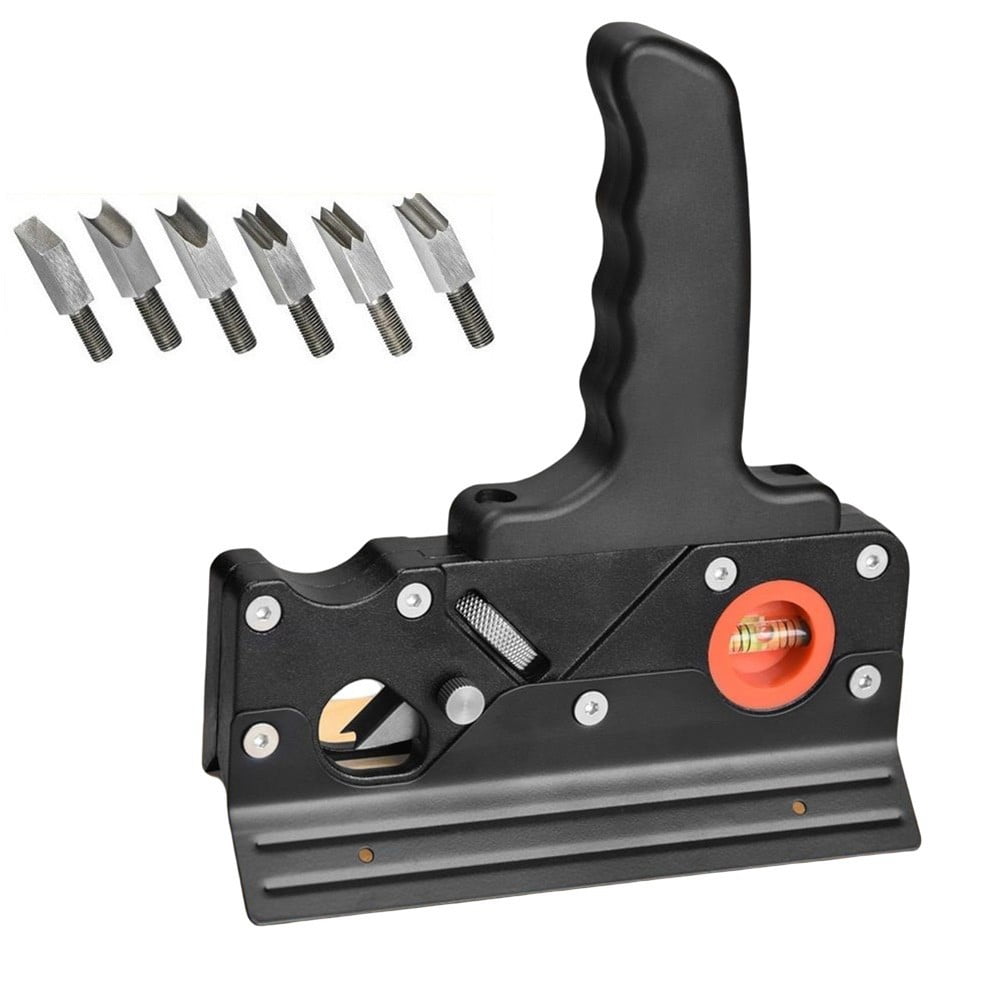 Chamfer Hand Planer with Backer handle Woodworking Edge Corner Plane Carpenter