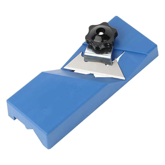 Chamfer Plane Double Slot Straight Edges Corner Plane 45 Degree Bevel Planer Hand Plane Woodworking Trimming Tool for Various Projects, 1 Pcs, 5.59x2.17"