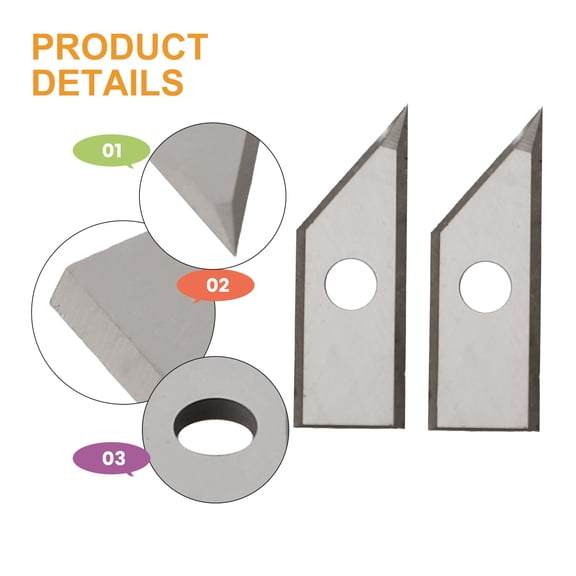 Chamfering 45 Degree V-Shaped Router Bit Woodworking Engraving Milling Cutter 2Pcs Blades