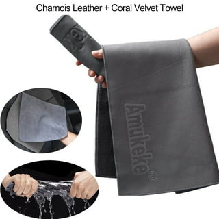 Lg Shammy Cloth - Absorbent Chamois Towel (3pk)
