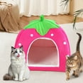 thumbnail image 1 of Chamoist 2 in 1 Cat Cave House Tent for Kittens and Small Pet,Cat Bed for Indoor Cats,Foldable Kitten Hideaway with Non-Slip Bottom,Cat Cave Cat House Cats Tent with Cushioned Pillow,Soft Kitten Beds, 1 of 8