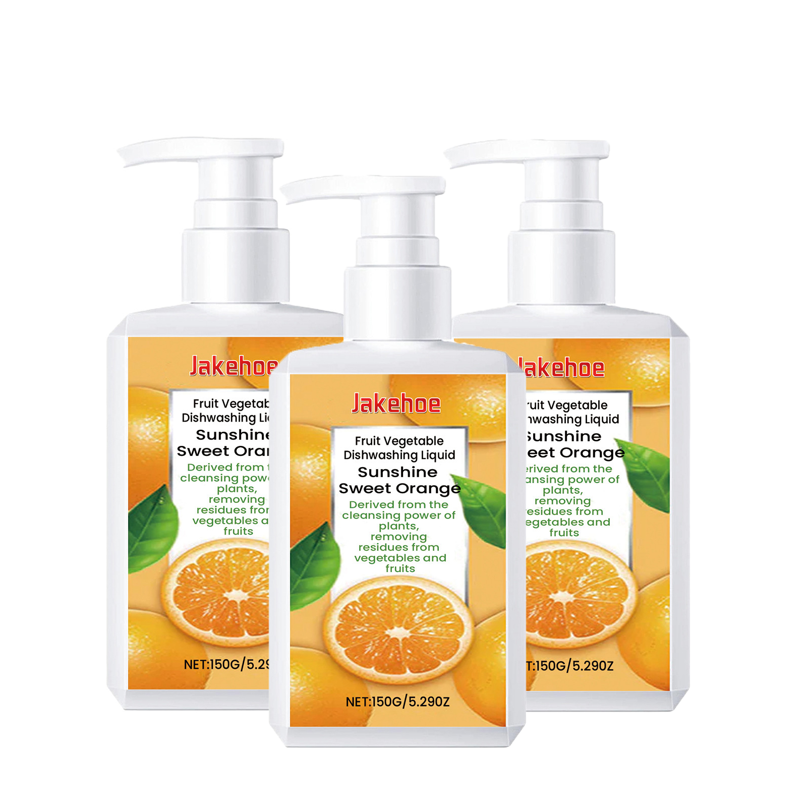 Chamoist 3PC Dish Soap,Fruit & Vegetable Liquid Dish Soap,Cuts Grease & Food Residue,Dish