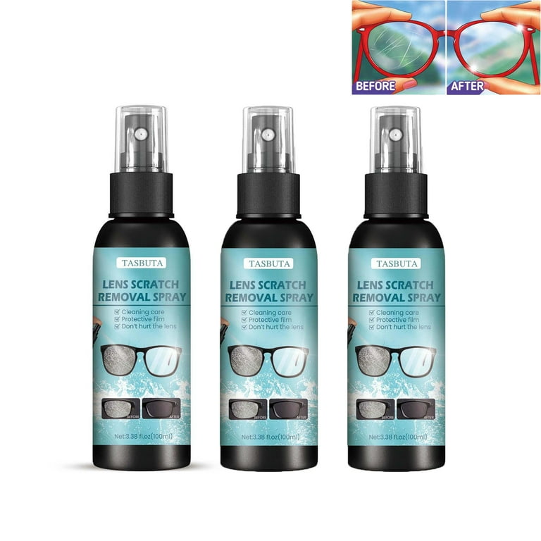 Glasses Lens Scratch Remover Fix Scratched Eyeglasses 3PC Lens - Main Image