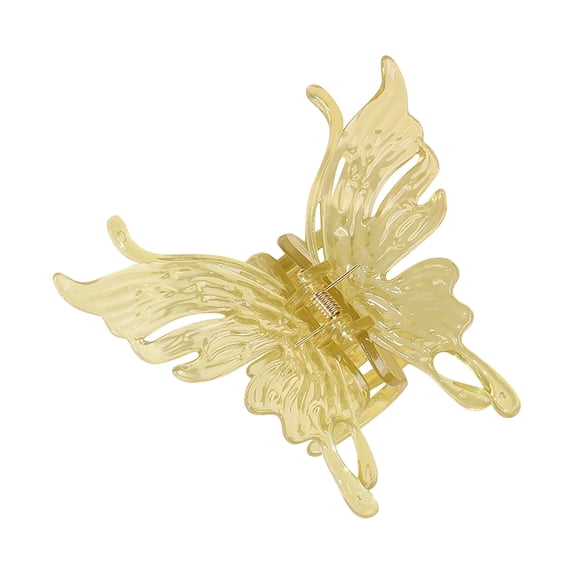 Chamoist Butterfly Hair Clips,Premium Large Hairpin Disc Hairpin Rear Brain Spoon Clip Children's Hair Accessories