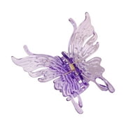 Chamoist Butterfly Hair Clips,Premium Large Hairpin Disc Hairpin Rear Brain Spoon Clip Children's Hair Accessories