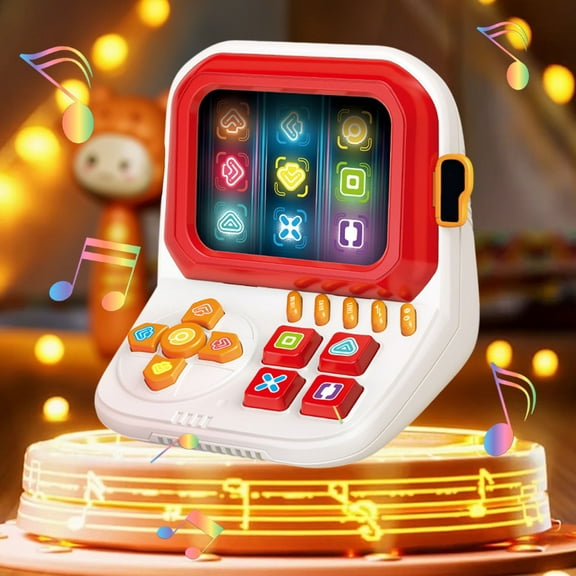 Chamoist Educational Toys,Montessori Toys Learning Activities,Christmas Toys,Finger Dancing Electronic Game Console Brain-teasing Handheld Finger Game Console Portable Finger Dance Gaming Device