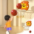 thumbnail image 1 of Chamoist Educational Toys,Montessori Toys Learning Activities,Christmas Toys,Indoor Hanging Basketball Hoop Toy Home Basketball Play Set Foldable Ball Game Equipment Indoor Basketball Training Gear, 1 of 7
