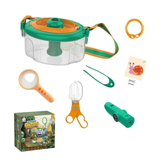 Chamoist Educational Toys,Montessori Toys Learning Activities,Christmas Toys,Outdoor Exploration Glass for Insect Collection Box Catching Tool Scientific Experiment Insect Observation Kit