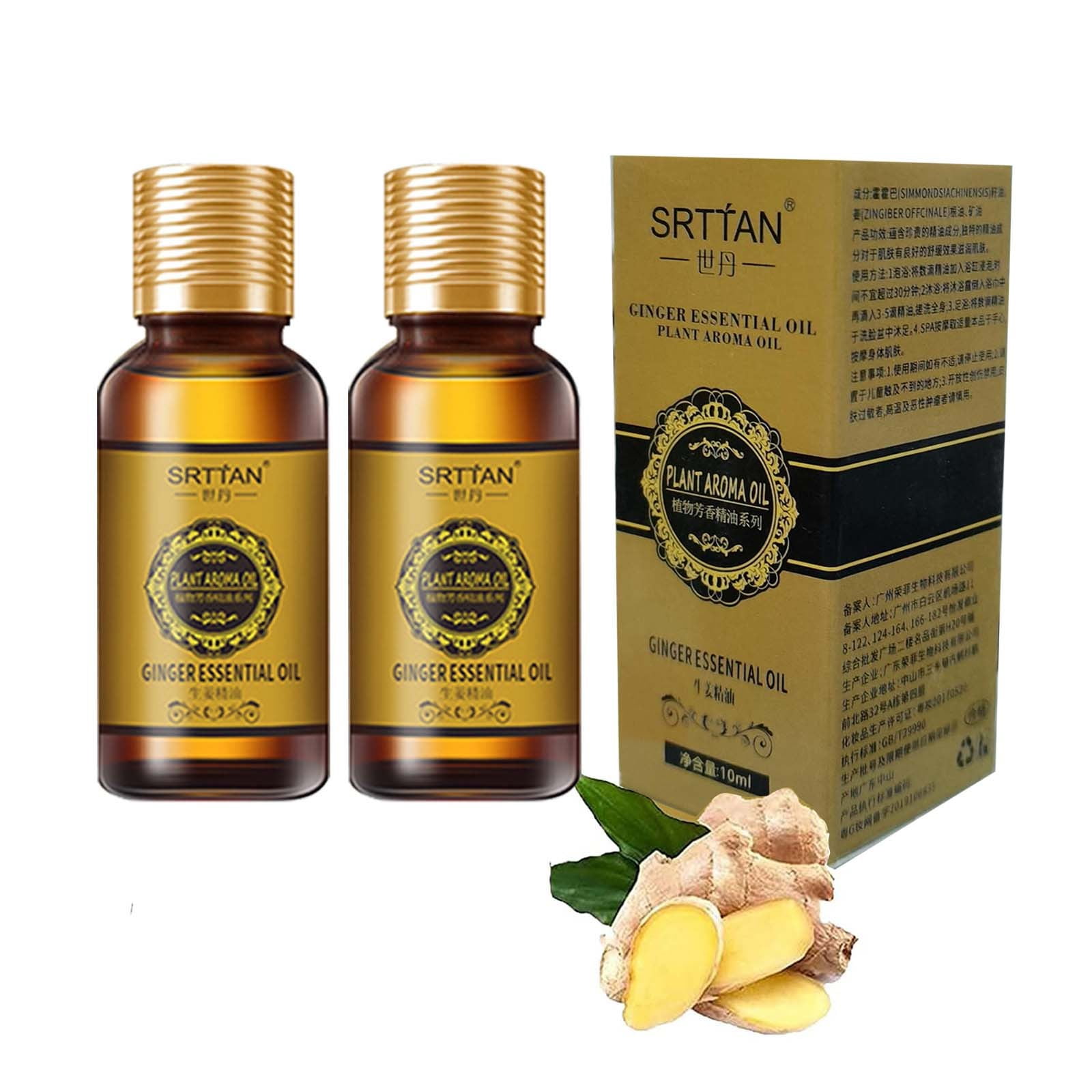 Chamoist Essential Oils for Skin & Body,Slimming Ginger Oil Belly